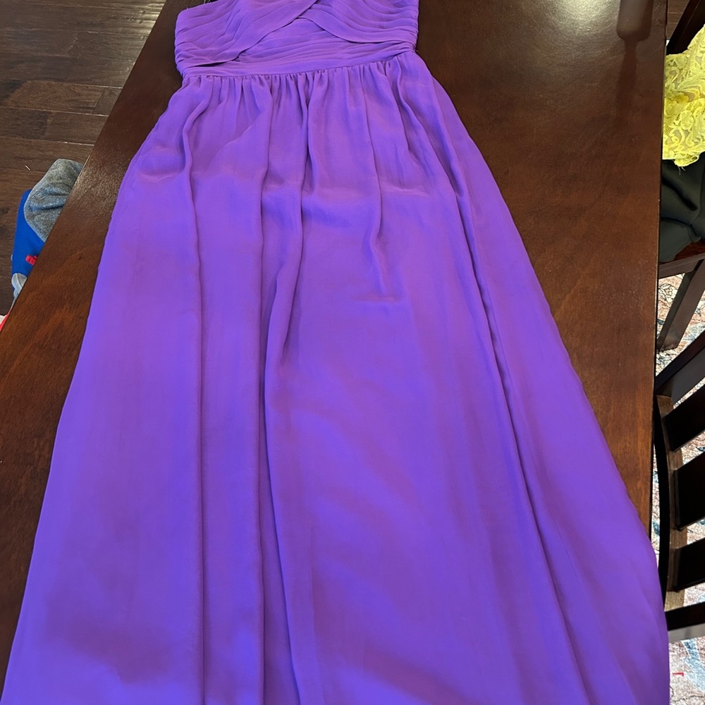 Alfred Angelo Vibrant Purple Bridesmaid Dress